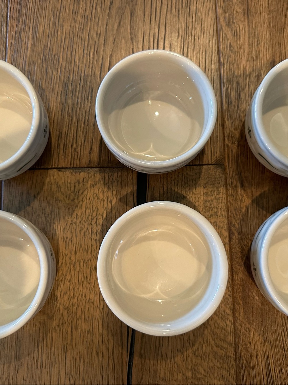Longaberger Set of 6 Ramekin Bowls - Picture 9 of 11